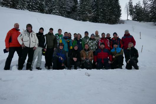Skitag Gruppenfoto